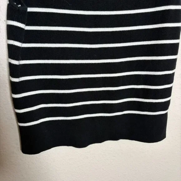 Banana Republic Tank Top Women's Medium Knit Striped Sleeveless Boxy Sweater - Picture 3 of 8